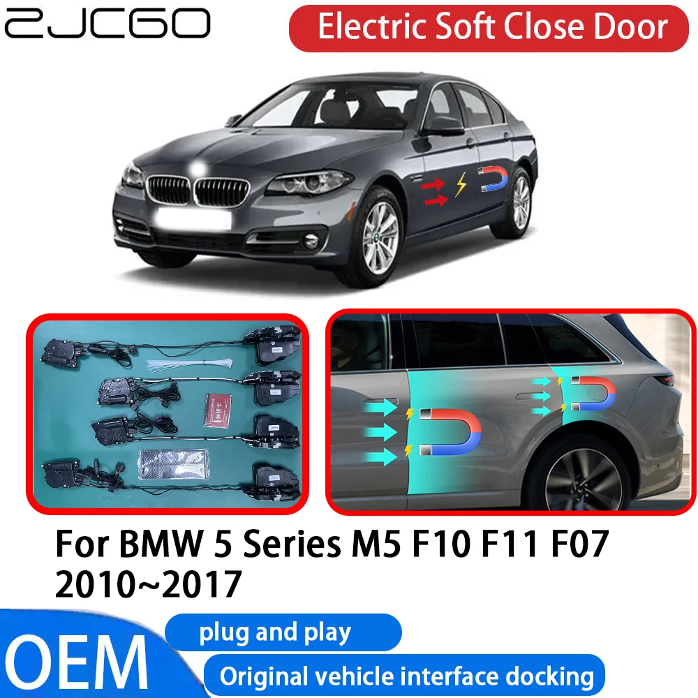

for BMW 5 Series M5 F10 F11 F07 2010-2017 Car Automatic Electric Soft Close Door Closer System OEM Plug and Play Comfort Closing
