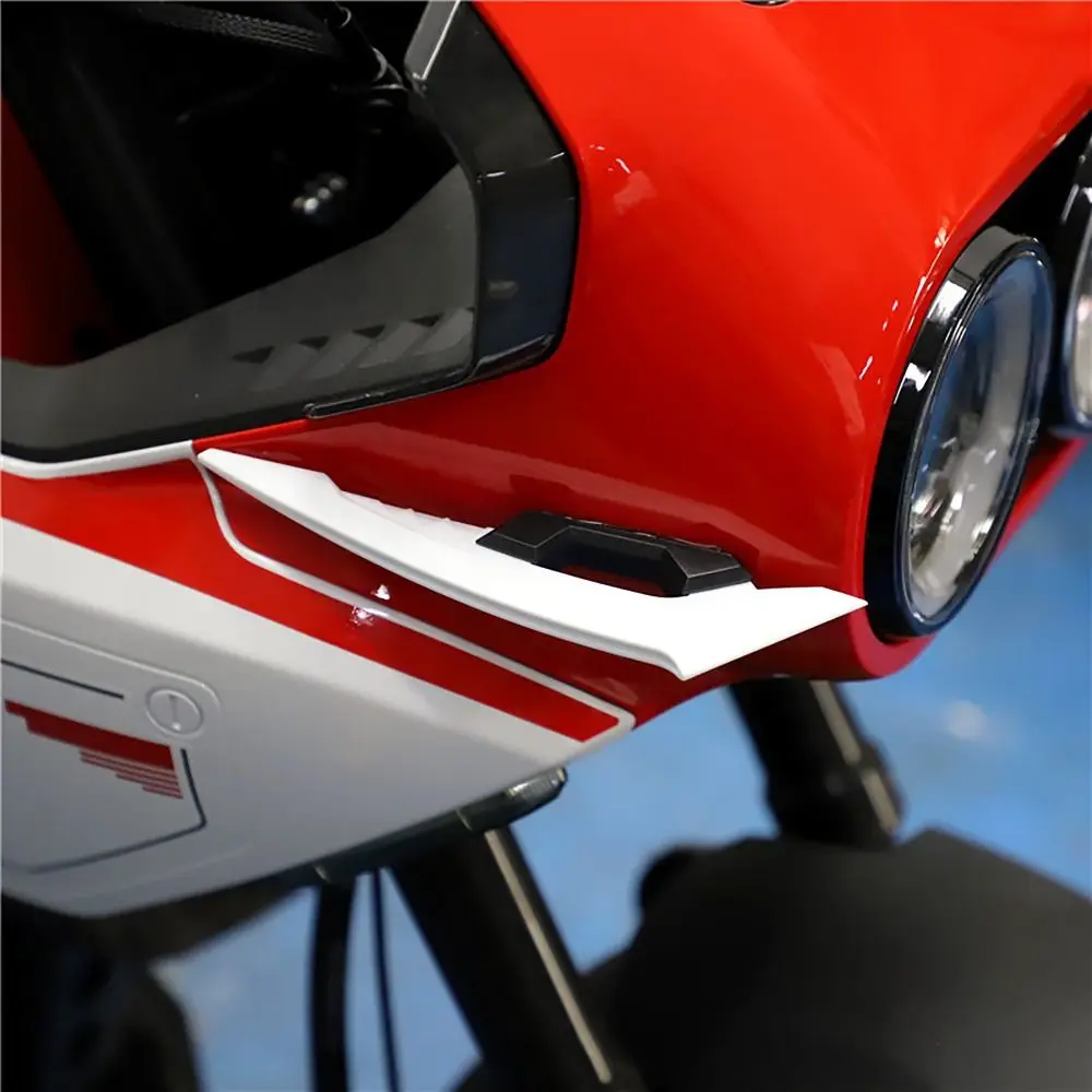 1pair Motorcycle Modification Motorcycle Wind Wing with Adhesive Sticker Motorcycle Accessory Motorcycle Winglet Aerodynamic