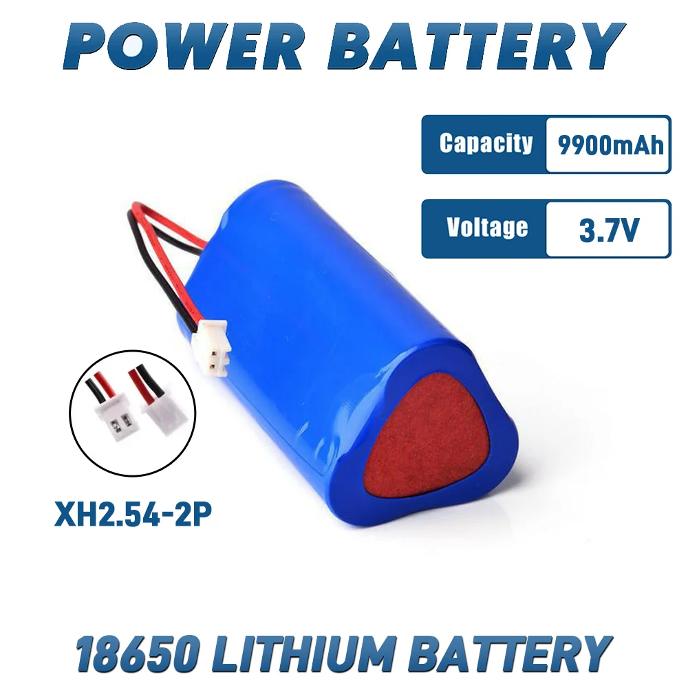 18650 9900 mAh Lithiumbatterie 3,7 V 1S3P langlebiger Bluetooth-Lautsprecher/Solarscheinwerfer, spezielle XH2.54-Schnittstelle, Plug-and-Play