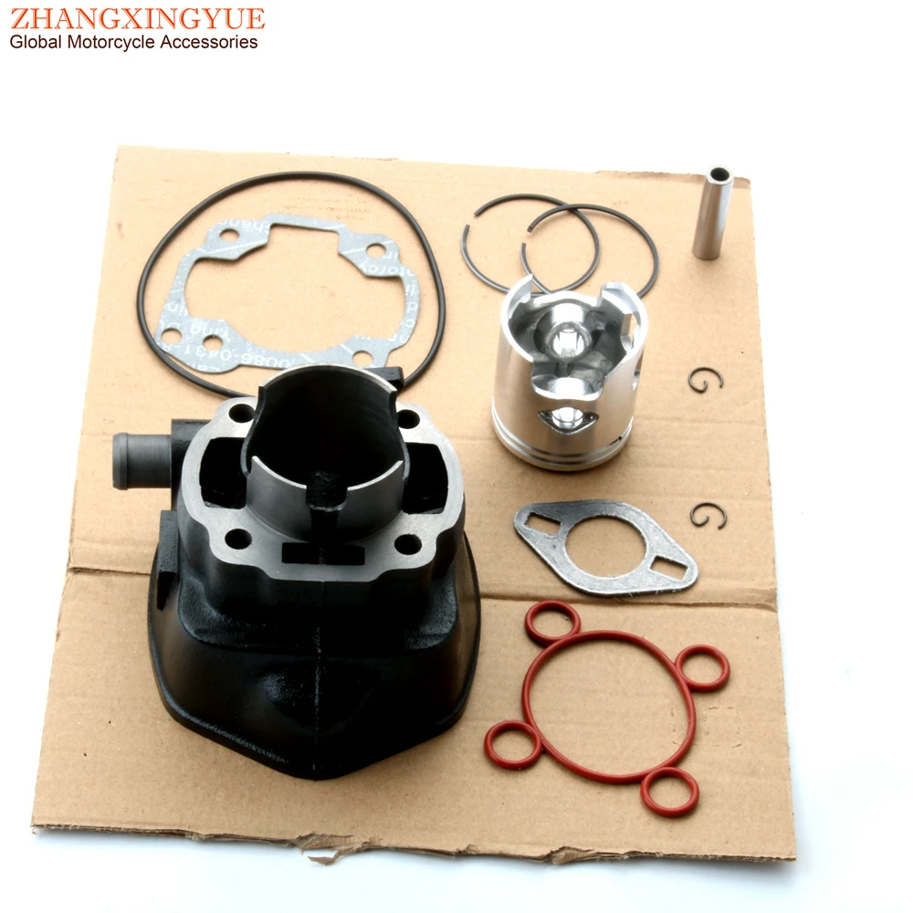 70cc 47mm Big Bore Cylinder Kit For Aprilia Area 51 Gulliver Rally SR 50 Netscaper Stealth Sonic 50cc 2T Pin 10mm