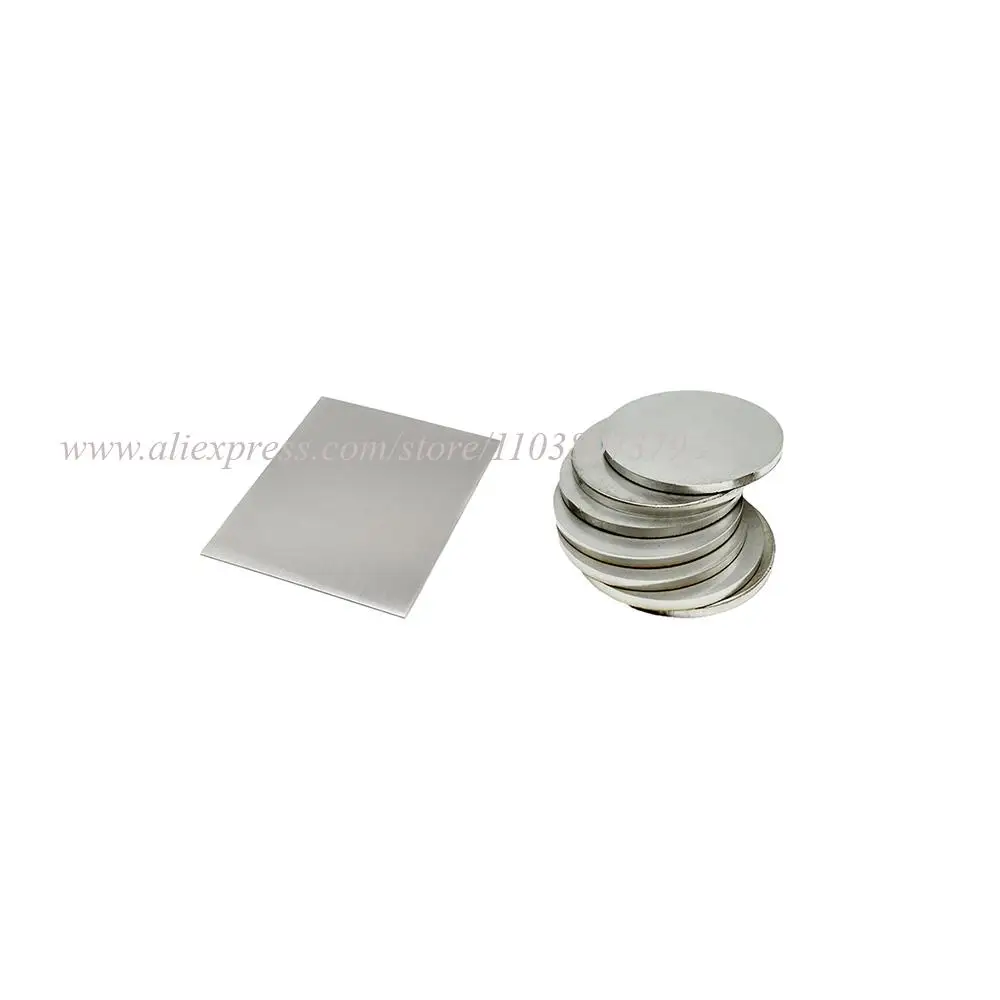 316 Stainless Steel Round Plate Circular Sheet 316L Disc Round Disk Thickness 2/3/4/5/6mm Dia 50mm - 350mm