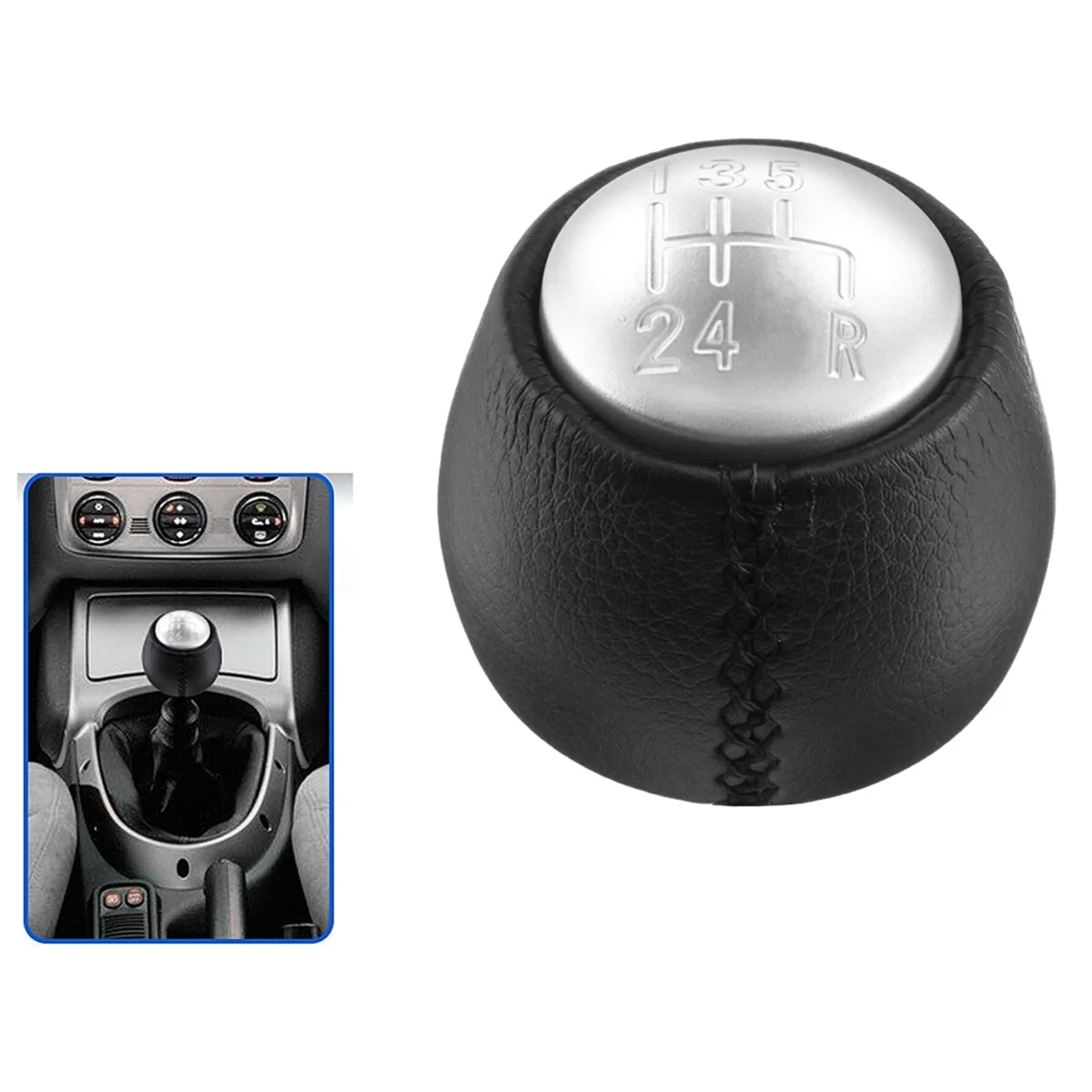 Gear Shift Knob Shifter Alavanca, 5 velocidades, apto para 147 1,9