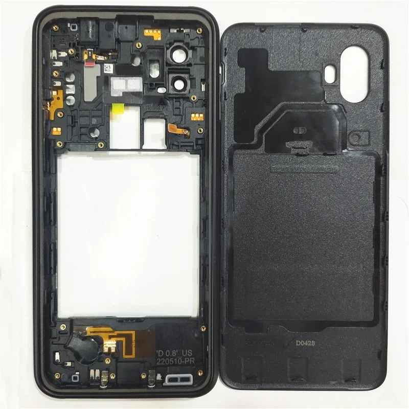 For Samsung Galaxy Xcover 6 Pro SM-G736B Housing Middle Frame Case Side Buttons   Battery Back Cover Replacement Repair Parts