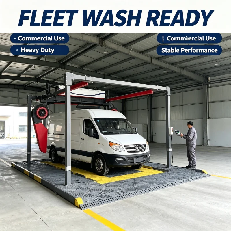 360 Automatic Car Wash Equipment featuring Smart 360 Degree Rotating Arm Ideal for Commercial Gas Stations and Wash Bays