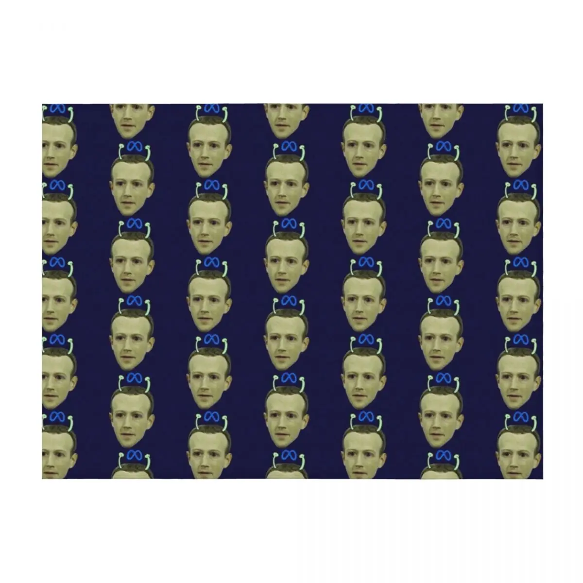 

Alien Mark Zuckerberg Throw Blanket anime Giant Sofa halloween Blankets
