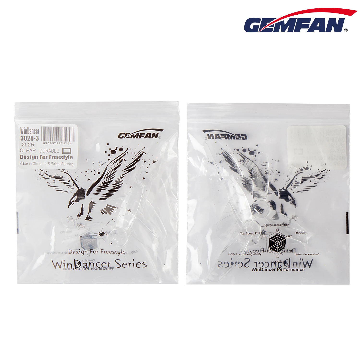 8 Stück / 4 Paar Gemfan Windancer 3028 Propeller 3 Zoll PC 3-Blatt CW CCW FPV Propeller Mini-Propeller für 3-Zoll-FPV-Renndrohnen – Detail 14