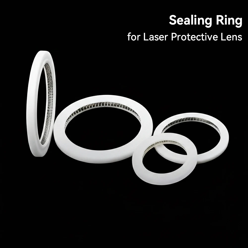 Laser Protective Lens Sealing Ring 27.9x4.1 37x7 PTET+Staninless Spring for Raytools Precitec WSX Ospri Laser Cutting Head