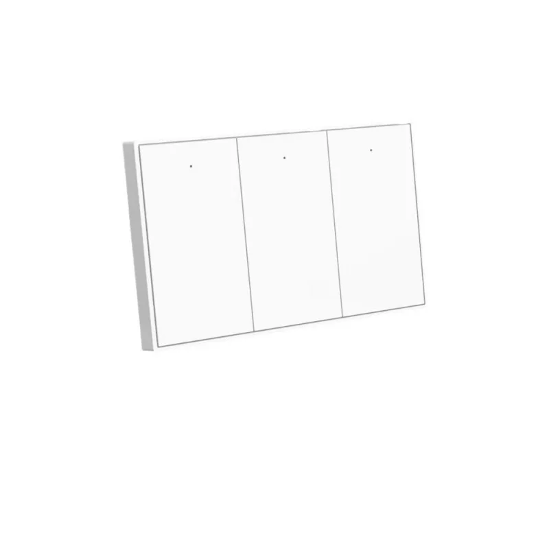 Tuya ZigBee Smart Switch Panel: 118 Type, Single Fire/Neutral Wire, US Standard, White Touch Control