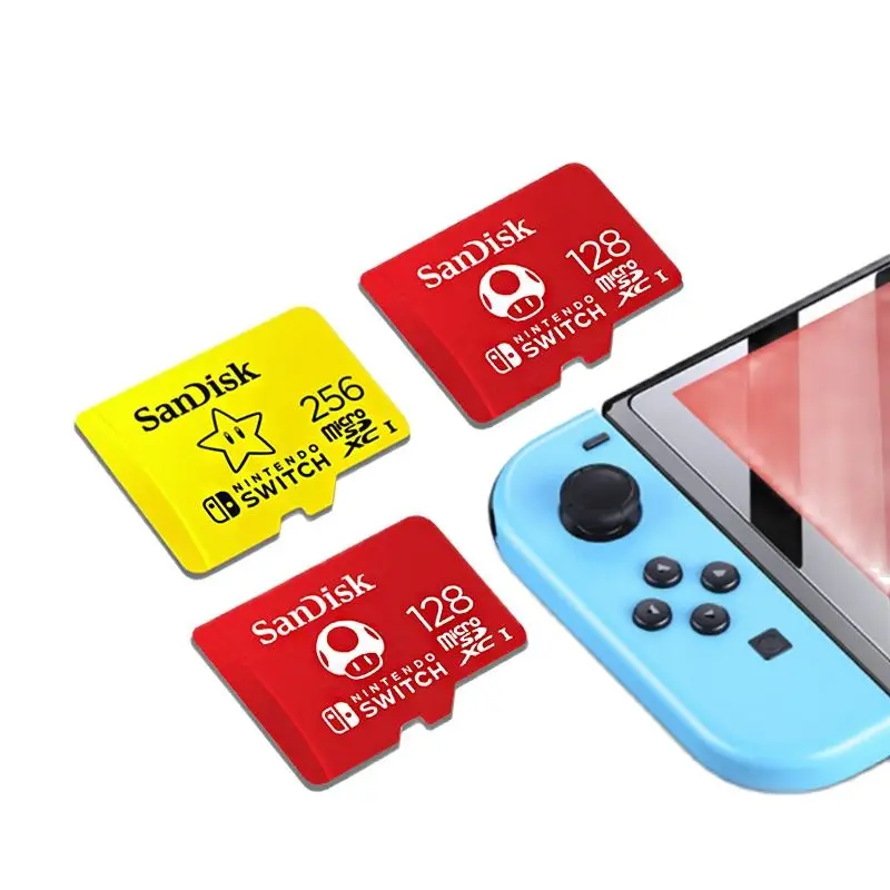 

Newest SanDisk 5 pieces Micro SD Card 256GB U3 128GB Flash Card Memory Card 4K Ultra HD TF Card Original For Nintendo Switch