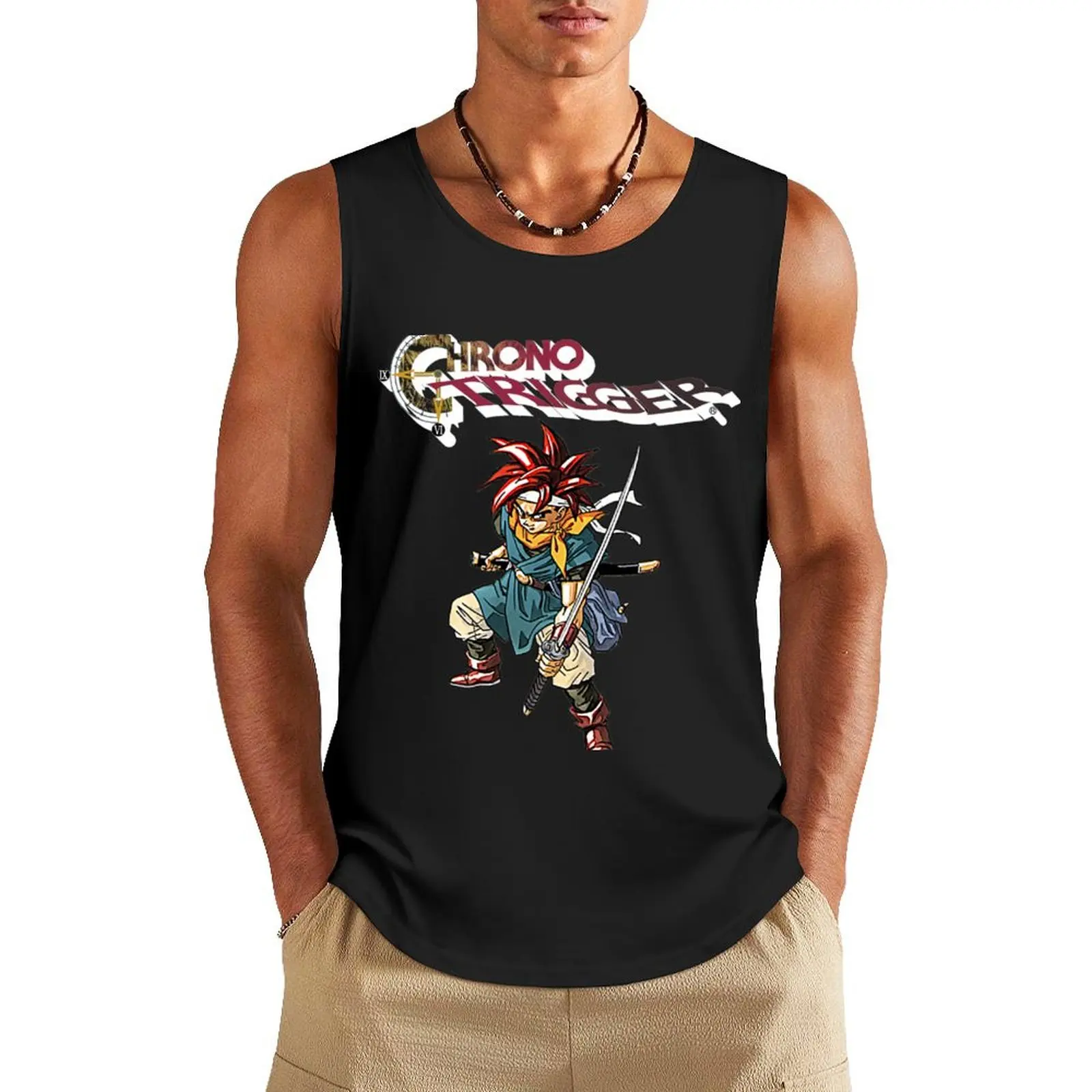 

Crono from Chrono Trigger Tank Top Men's t-shirt sleeveless t-shirts for men gym summer clothes