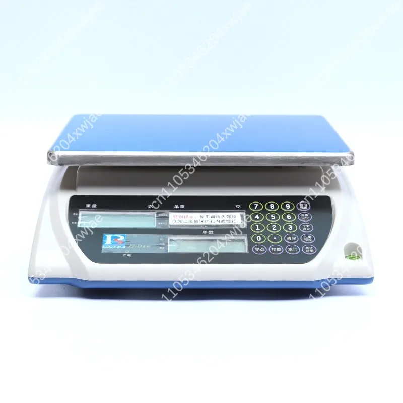 Commercial Electronic Counting Scale 3kg/0.1g and 6kg/0.2g, High Capacity 30kg Bench Scale for Parts and Inventory