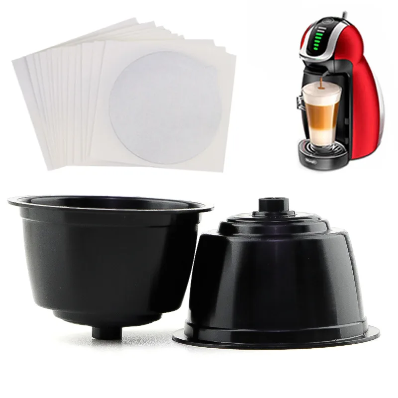 Coffee Capsule Filter For Dolce Gusto Applicable Plastic Self-made Milk Foam Capsule 2023 Wholesale New Coffee Maker Capsule Diy