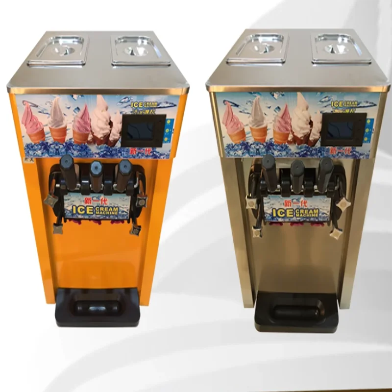 

Ice Cream Makers Automatic 3 Flavors Soft Serve Ice Cream Making Commercial Ice Cream Machine for Business Icecream Truck