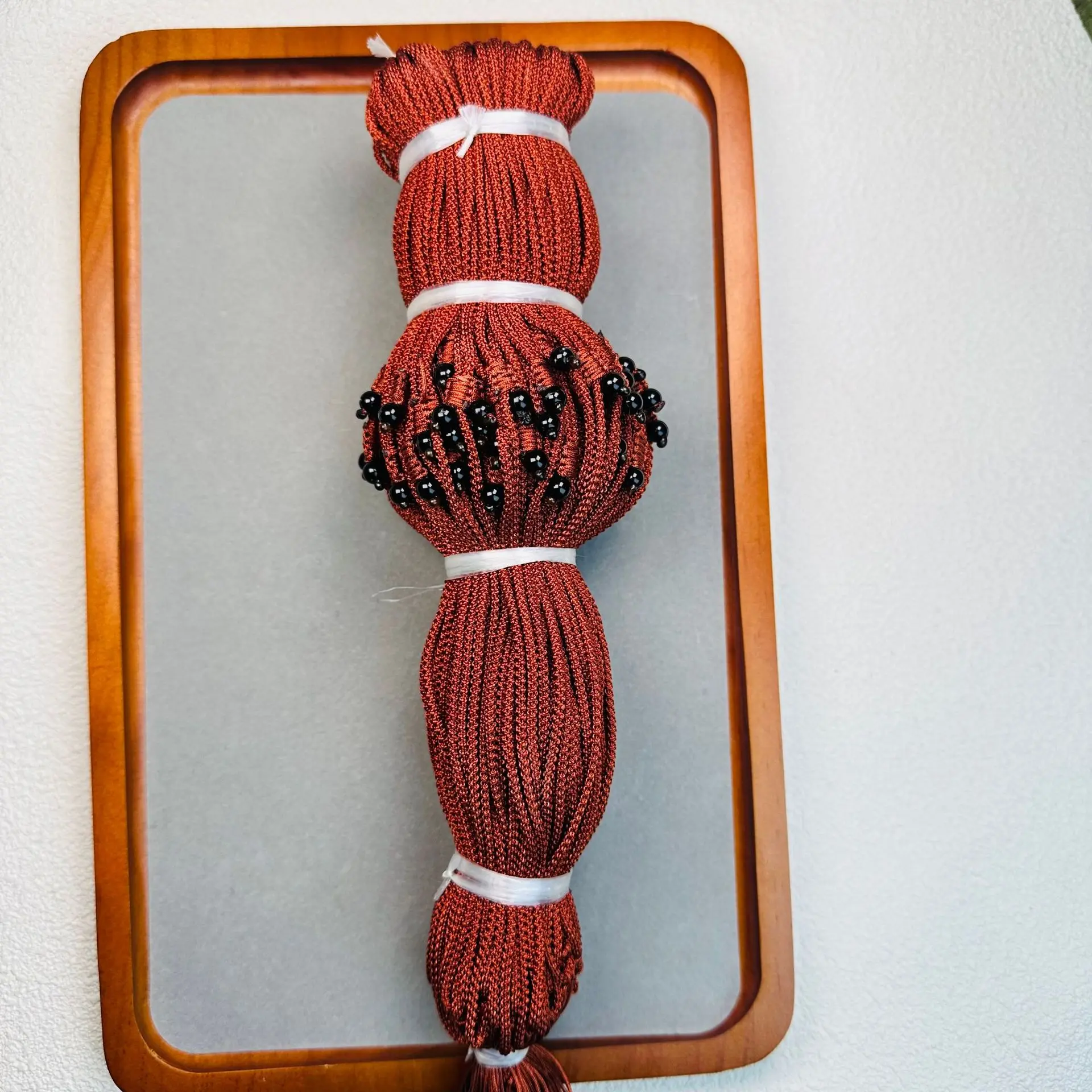 100 Items 2mm Thread Pineapple Rope Handmade Pendant Rope Adjustable Amber Agate Jade Pendant Jade Thread Necklace Rope