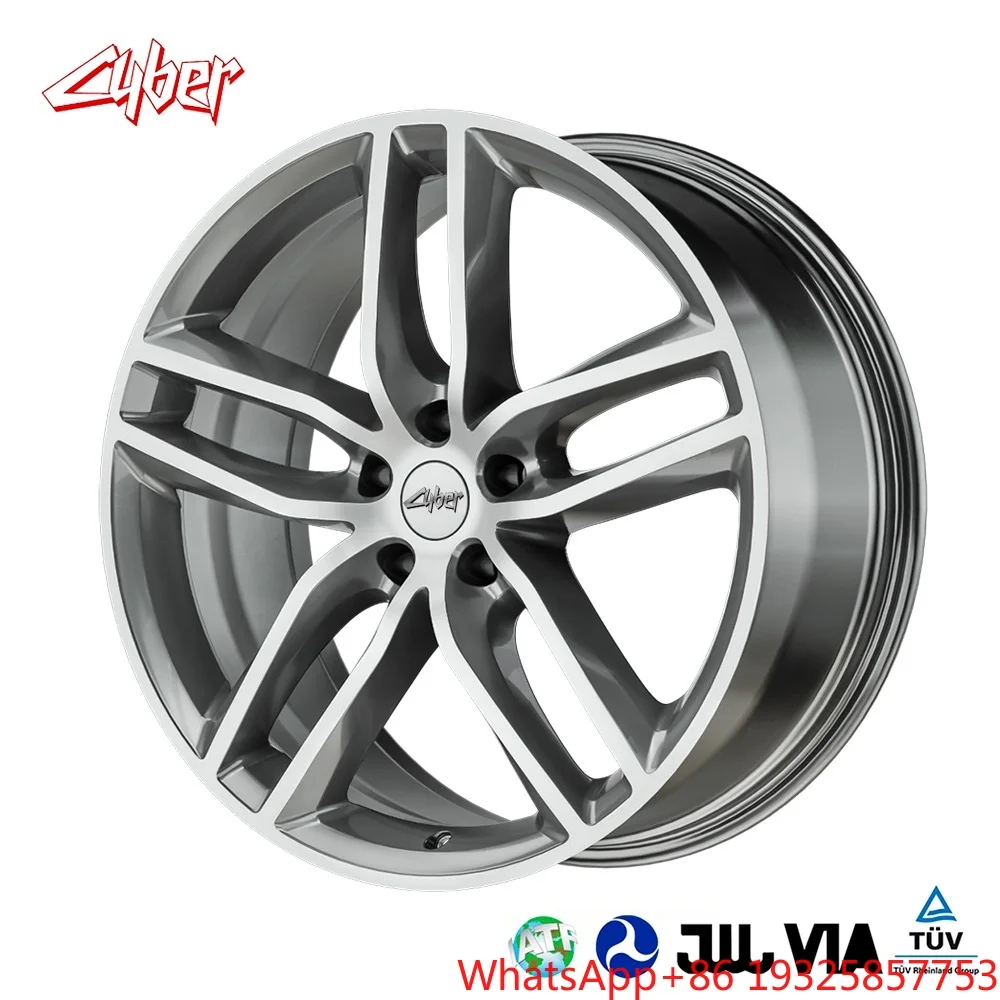 Multi Spoke Forged Aluminium Alloy Wheels Rims for BS SX Diamond Cut Finishing Painting Powder Coating Plating Polishing