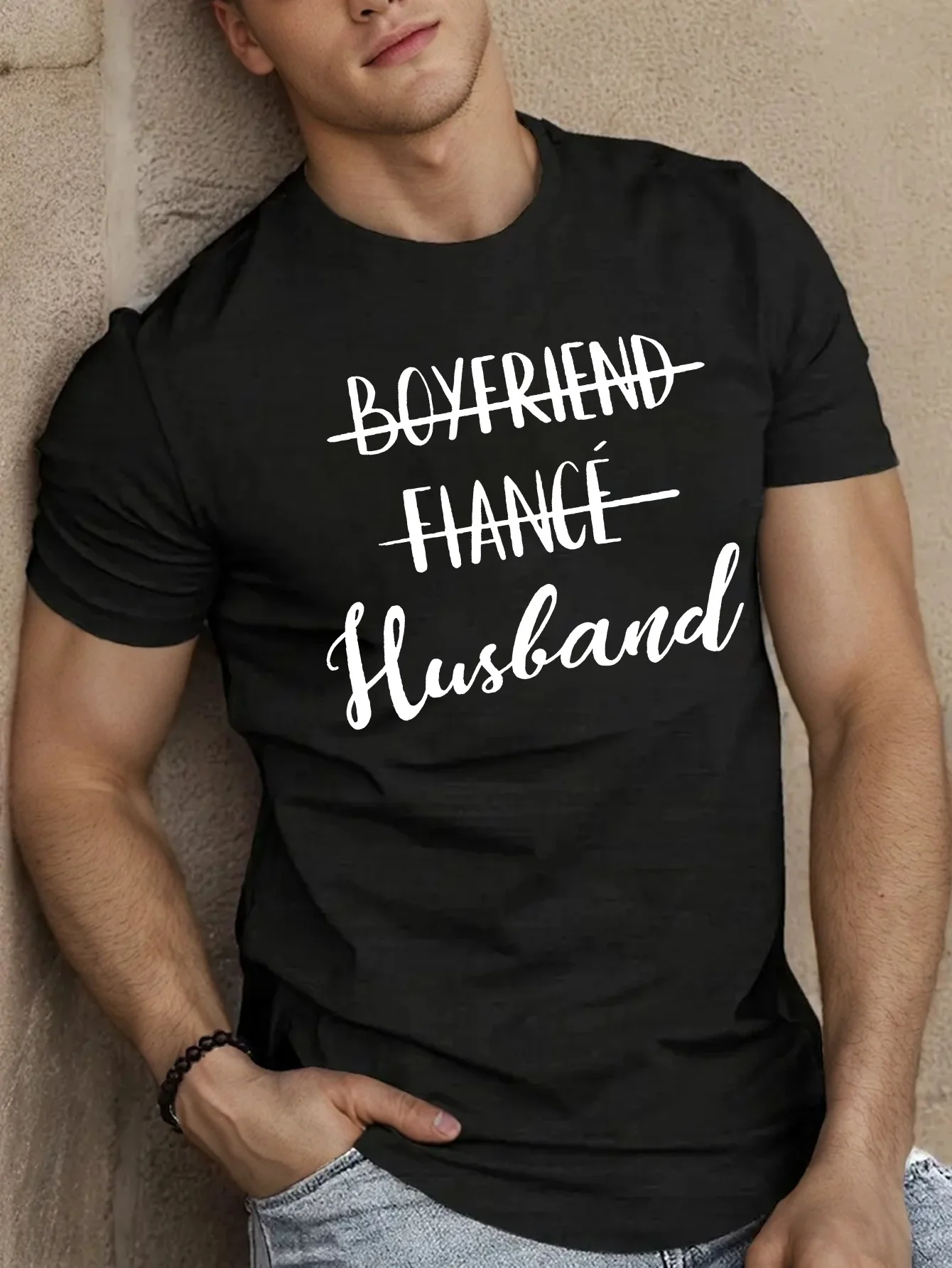 Men's summer short-sleeved T-shirts, for boyfriends, fiances and husbands