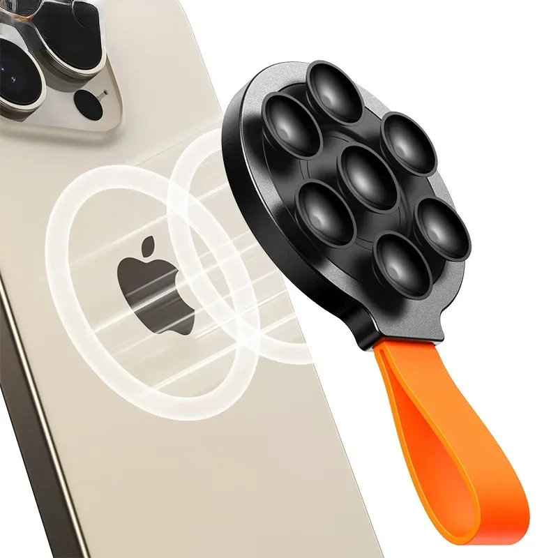 Suction Cup Type Silicone Magnetic Lazy Phone Stand Magnetic Phone Holder  Phone Holder Car