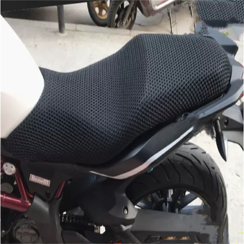 Funda de cojín de asiento para Benelli Huanglong 300, protección solar y aislamiento térmico, malla todo incluido, versión Cruise 600TNT