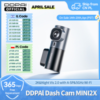 DDPAI Dash Cam MINI2X 2K 5GHz Wifi with ADAS Car DVR Camera Dashcam Night Vision2.0  Dash Camera Recorder 24H Parking Monitor