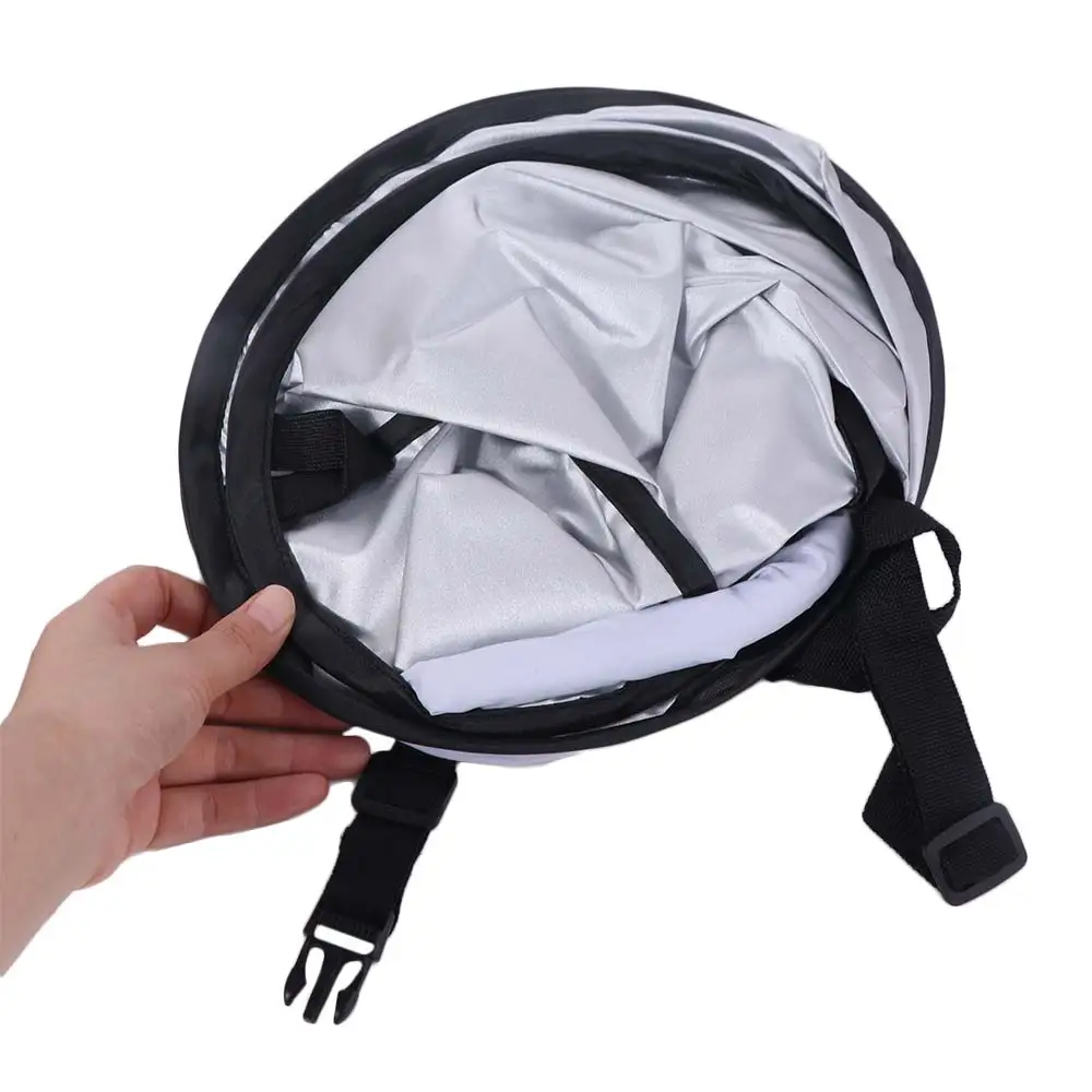 Large Fishing Umbrella Hat Sun Protection Foldable Backpack Sunshade Board Wide Brim Portable Double Shoulder Umbrella Hiking
