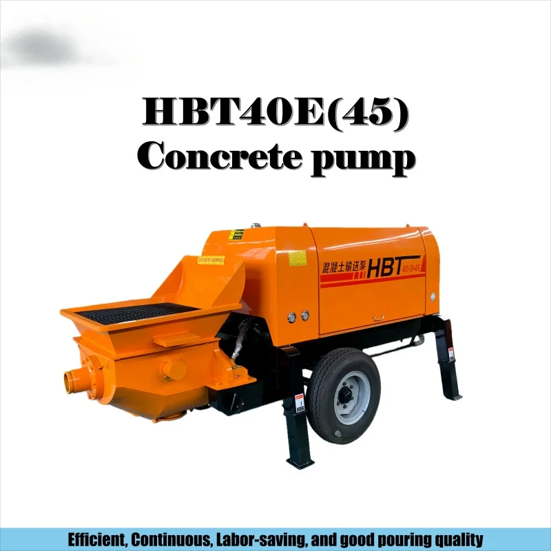 The YGT40 concrete pump employs a high-quality control system and air-cooling system.