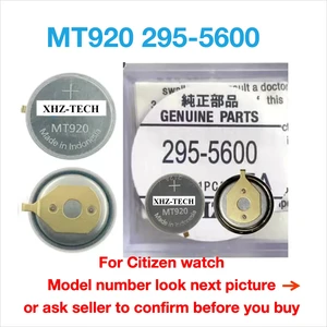 1 Buah 295-5600 MT920 295 5600 MT 920 295-56 295 56 Kinetic Eco-Drive Jam Tangan Baterai Isi Ulang Kapasitor Warga Ganti 295-40 8 baterai mt920 penjualan terbaik - №