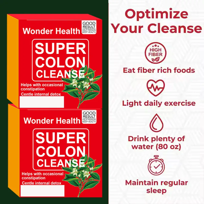 Colon Cleanse Helps Maintain Regularity Healthy Colon Function Helps Eliminate Waste and Toxins Aids Detoxification