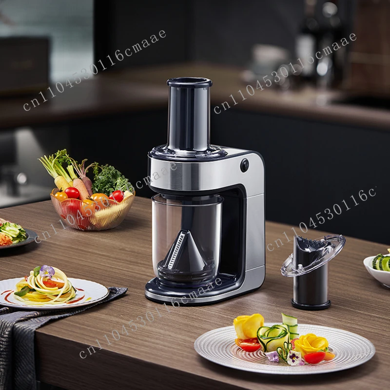 Electric Vegetable Slicer Household Multifunctional Automatic Fancy Radish Shred Cutting Slicing  Planing and Wiping Machine
