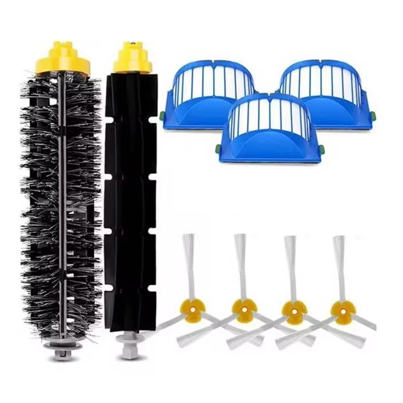 

WCS-For Irobot Roomba 500 600 Series Vaccum Cleaner Accessories Replacement Parts Roller Brush Side Brush HEPA Filter