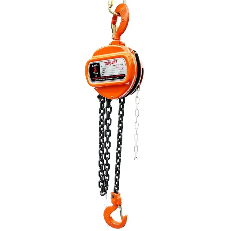 2 Ton 3 Ton Chain Block for Warehouse G80 Load Chain Portable Manual Hand Hoist for Cargo Storage & Handling