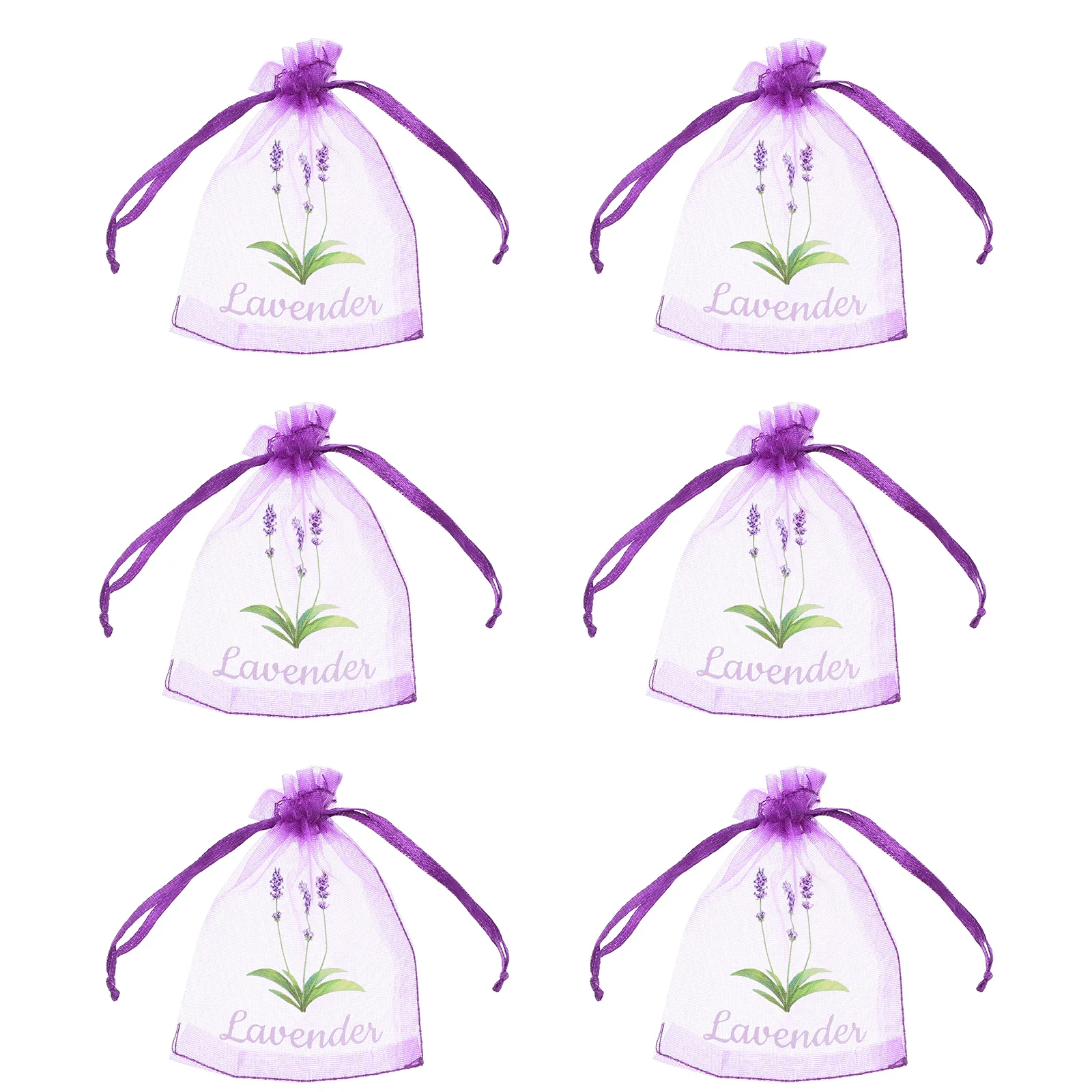 20 Pcs Lavender Bag Bags Storage Sachet Empty for Gauze Herbs Small Flower Drawstring