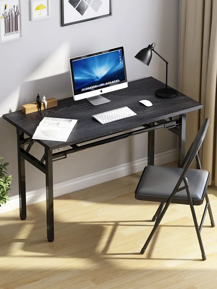 Household folding table rectangular learning desk training table