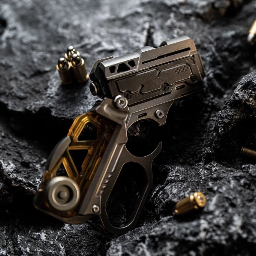 マシンソウルボックスセット - 折りたたみ式でスライド式の携帯用金属製ストレス解消玩具、ファッショナブルな人形、カップルへのロマンチックな贈り物