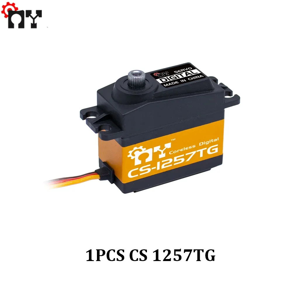 MIJN Servo CS-1256TG/1257TG/1258TG Hoge Snelheid Digitale Standaard Coreless Servo Voor RC Vliegtuig en drift auto - afbeelding 1