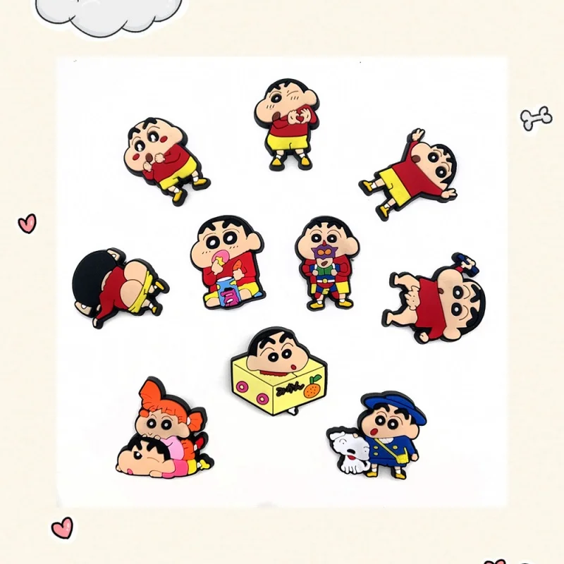 

Japanese anime series shoe Charms clogs Aceessories for Sandals pins Decorate girls kid Gifts Cartoon Shoe Accessories