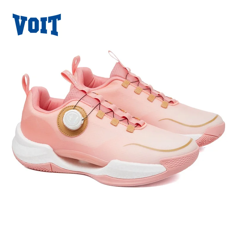 VOIT Basketball Shoes Man Women Breathable Combat Shoes Shock Absorption Anti-slip Youth Wear-resistant Wrapping Low-top Sneaker