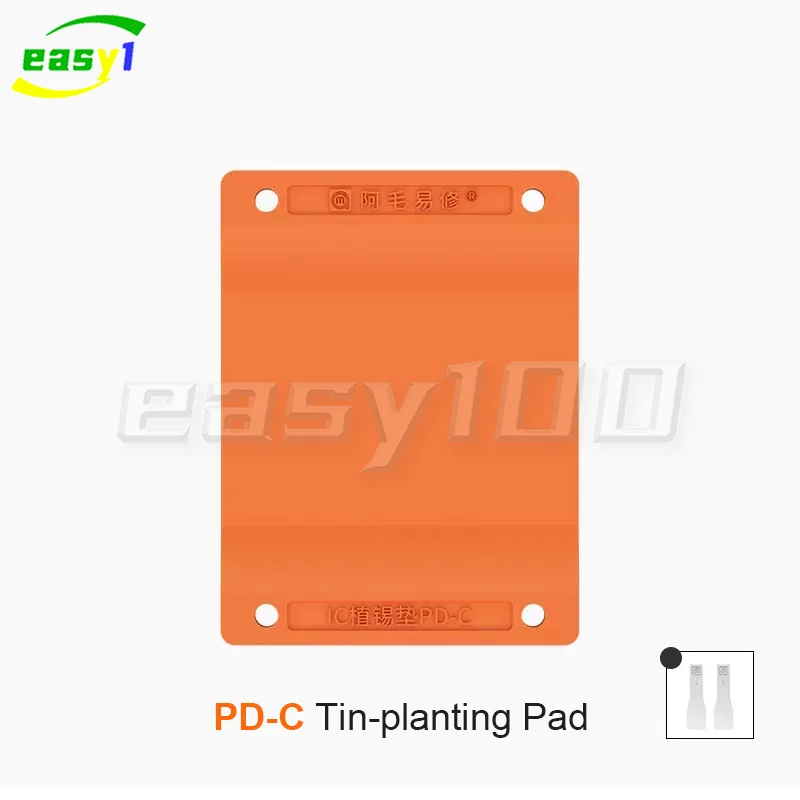 AMAOE-Juego de almohadillas de estaño para plantación, tapete de silicona para mantenimiento de teléfonos móviles, resistencia a altas temperaturas,