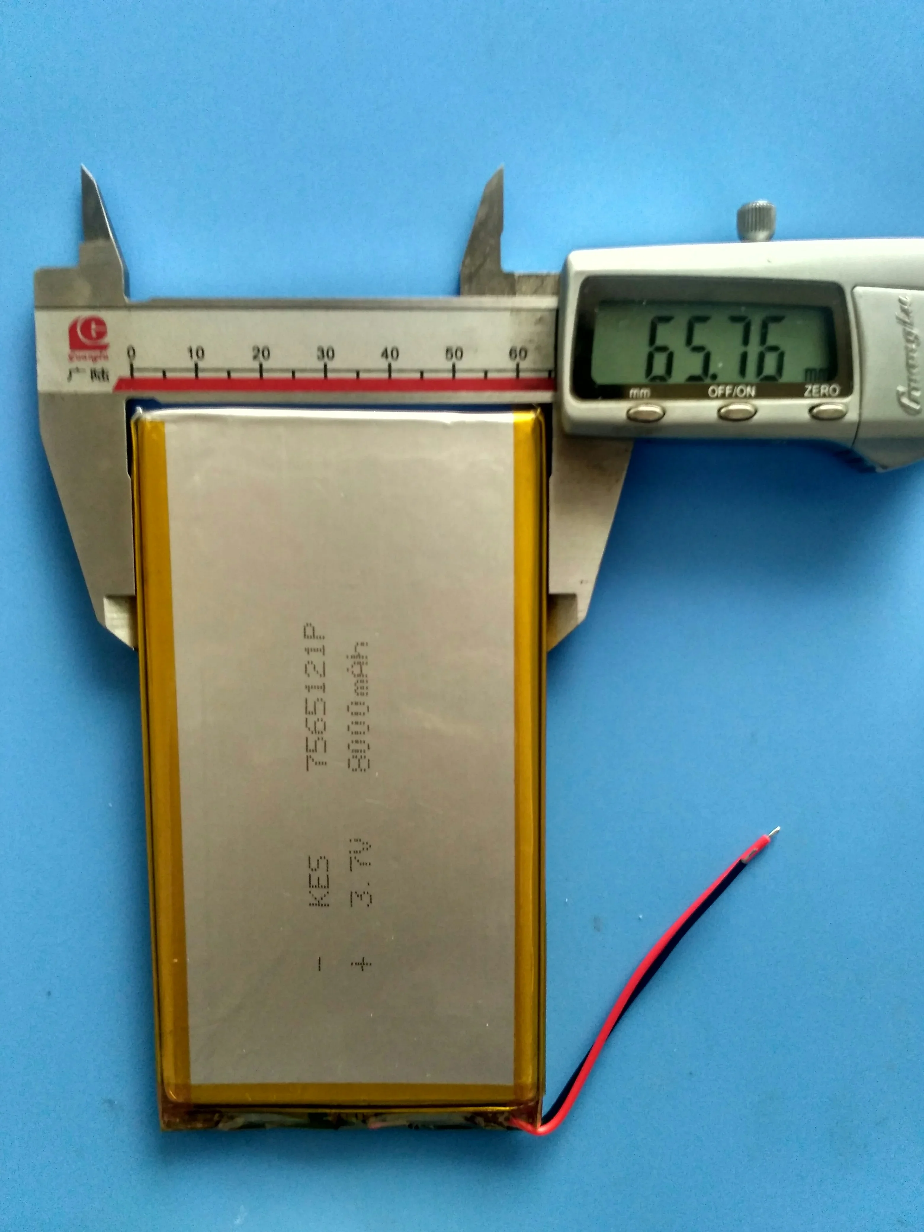 75661217565121 폴리머 리튬 배터리, 모바일 전원 충전 보물, 3.7V, 8000mAh
