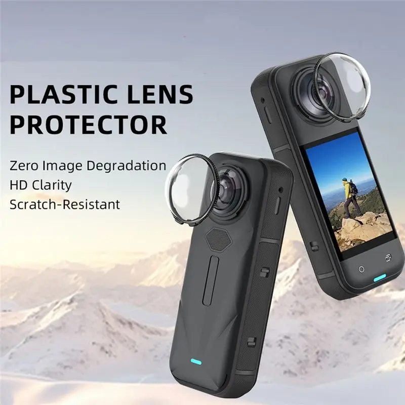 DT18 Plastic Lens Guards for X5, Scratch-Resistant Camera Lens Protector Cap, HD Anti-Reflective Coating, Camera Accessories
