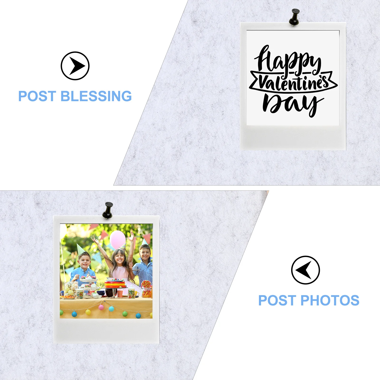 

1Pcs Baby DIY Background Wall Bulletin Board for Pictures Reminders Emails Home Classroom Decoration DIY Message Board