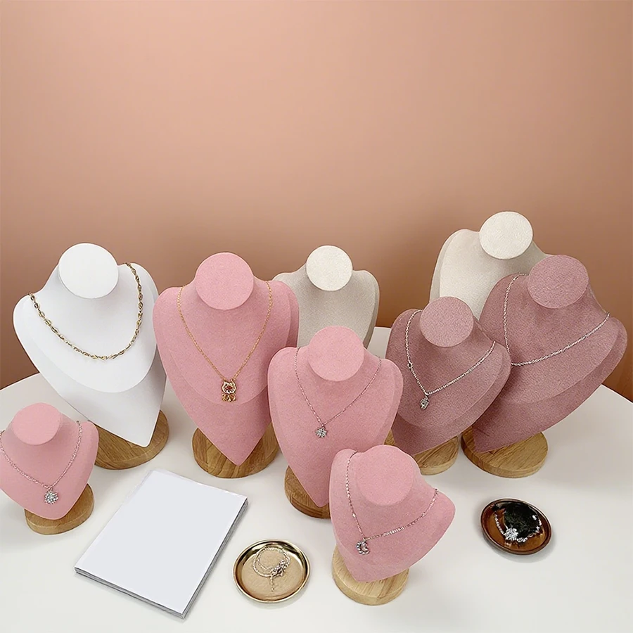 

1 piece, portrait neck display stand, for necklace display in jewelry stores