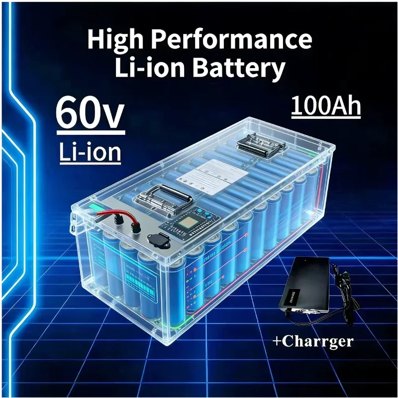 

Лучший аккумулятор глубокого цикла 60 В 100 Ач | Умная защита BMS 6-15 кВт | IP65 Водонепроницаемый дизайн | Быстрая зарядка 10А | 5.0 Perfect R