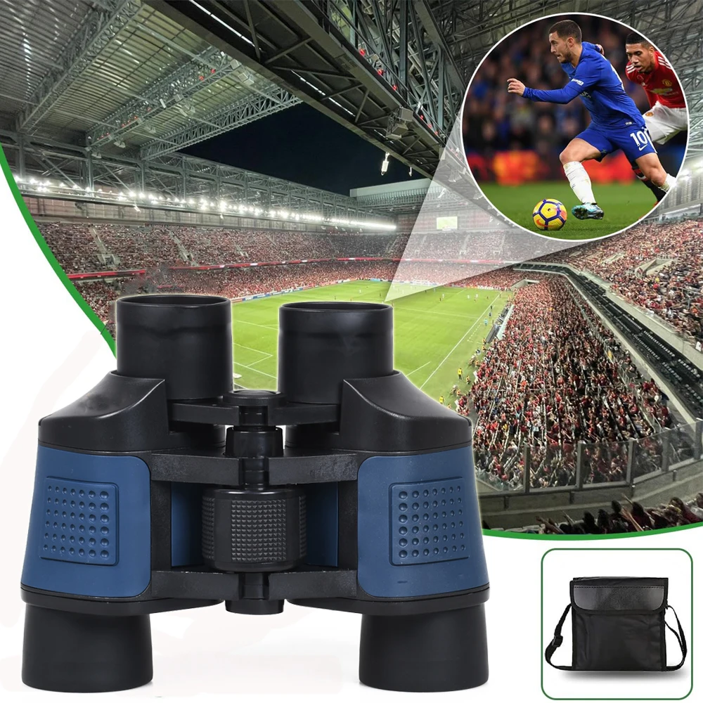 60X60 High Power Binoculars for Adults Low Light Night Vision Waterproof Professional Optical Telescope for Stargazing Bird Watching Hunting Concert Sightseeing Outdoor Travel