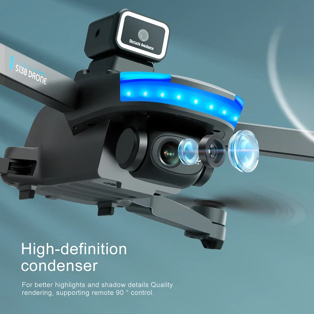 S138/RG100 FPV Dron Optical Flow Positioning 360° Obstacle Avoidance Four-axis Drone with camera Aerial Photography Quadcopter