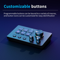AJAZZ AKP03E live broadcast software compatible panel controller programmable rotating shortcut keys integrated console 160g