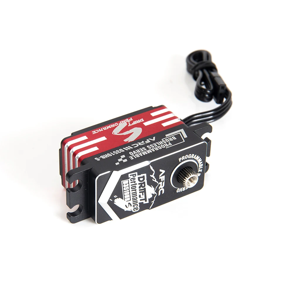 AFRC D3519HB-S Red Programmable HV Brushless Smart Servo Low Profile Metal Shell for YOKOMO HSP 1/18 1/10 Drift RC Car Parts