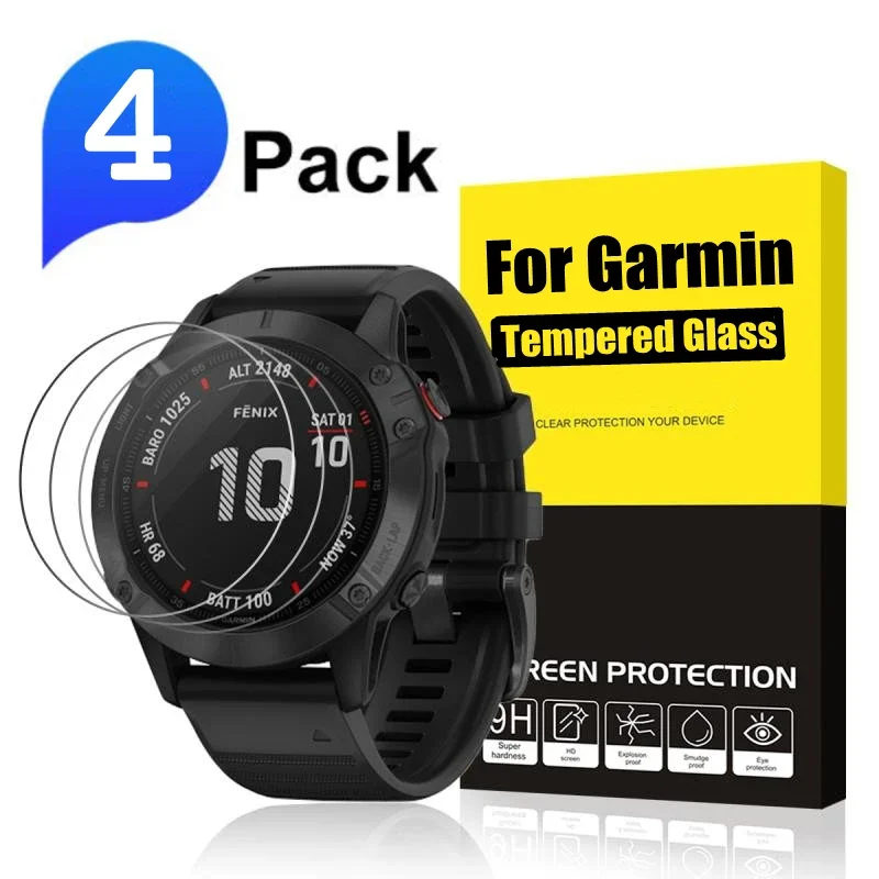 Tempered Glass Screen Protector For Garmin Fenix 7 6 x 5 3 HR S Pro Forerunner 225 245 935 255 955 Instinct 2S Enduro 2 HD Film