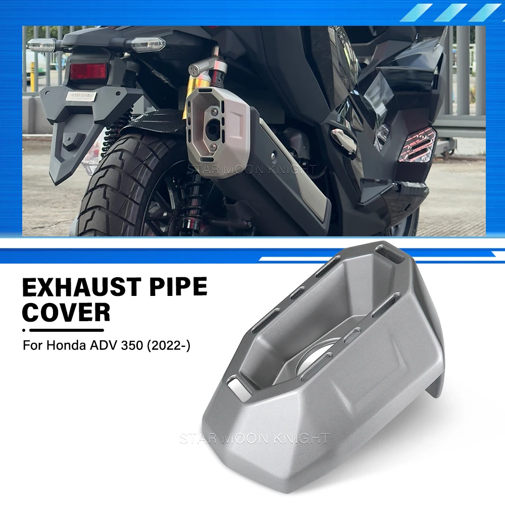 

Motorcycle Exhaust Pipe Guard Decorative Kit Exhaust For Honda ADV 350 ADV350 2022 2023 2024 2025 Accessories