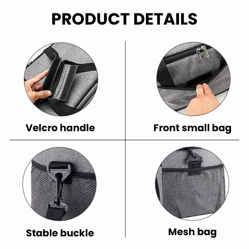 33L Large Capacity Insulated Thermal Cooling Bag Leakproof Waterproof Lunch Box Case for Outdoor Picnics Camping Beach