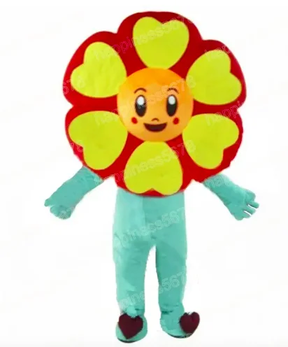 

New Adult Hot Sale Foam Halloween Performance Sunflower Mascot Costume Plush Christmas Fancy Dress Halloween Mascot Costume